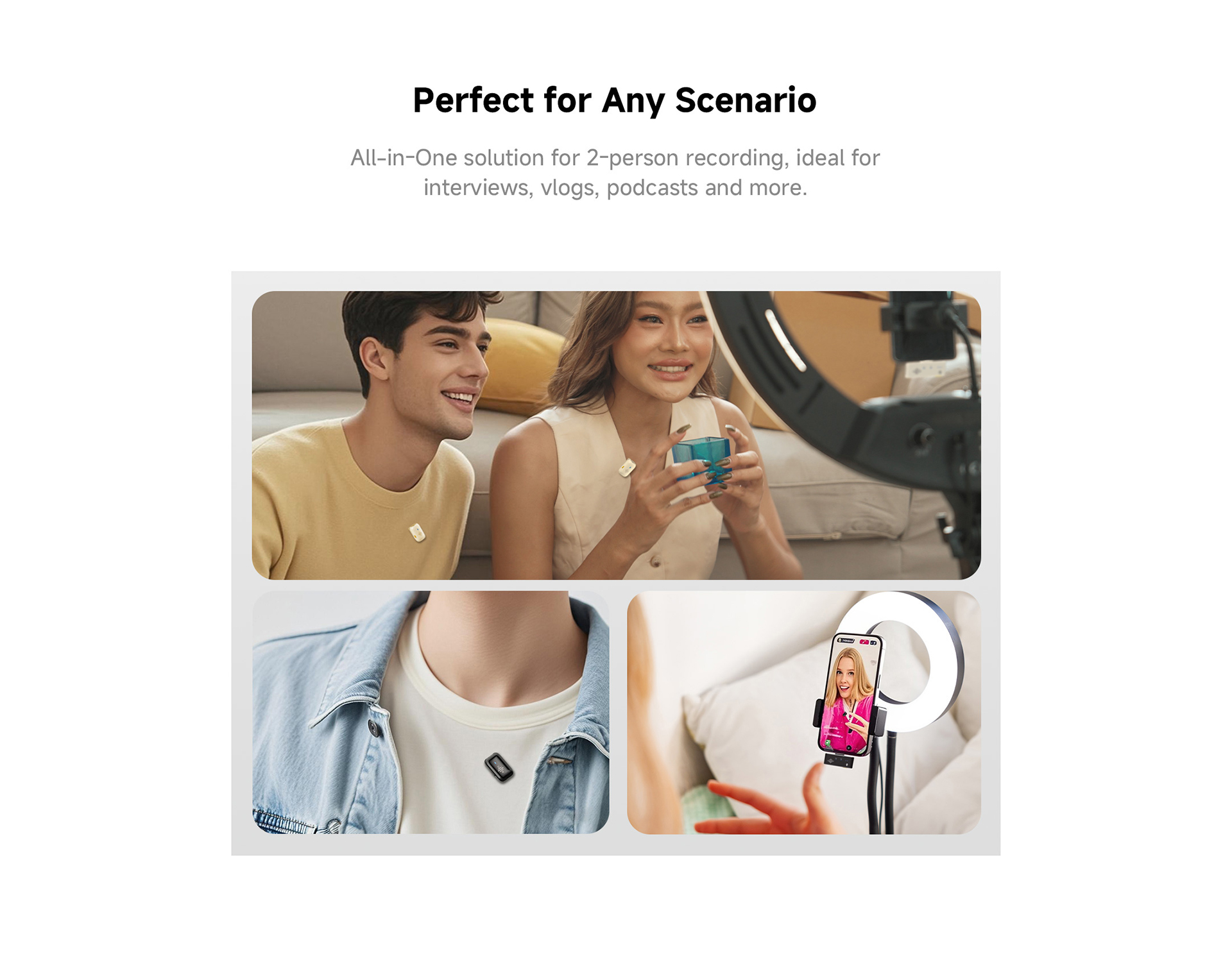 LUUCCO MiniPods wireless lavalier microphone feature image 3