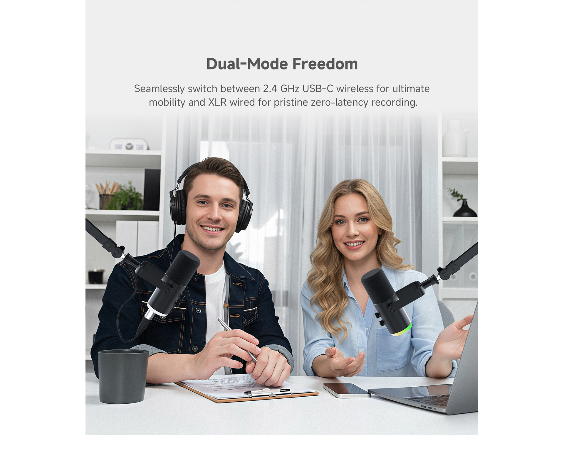 LUUCCO Melo-S2 USB XLR dynamic microphone feature image 1