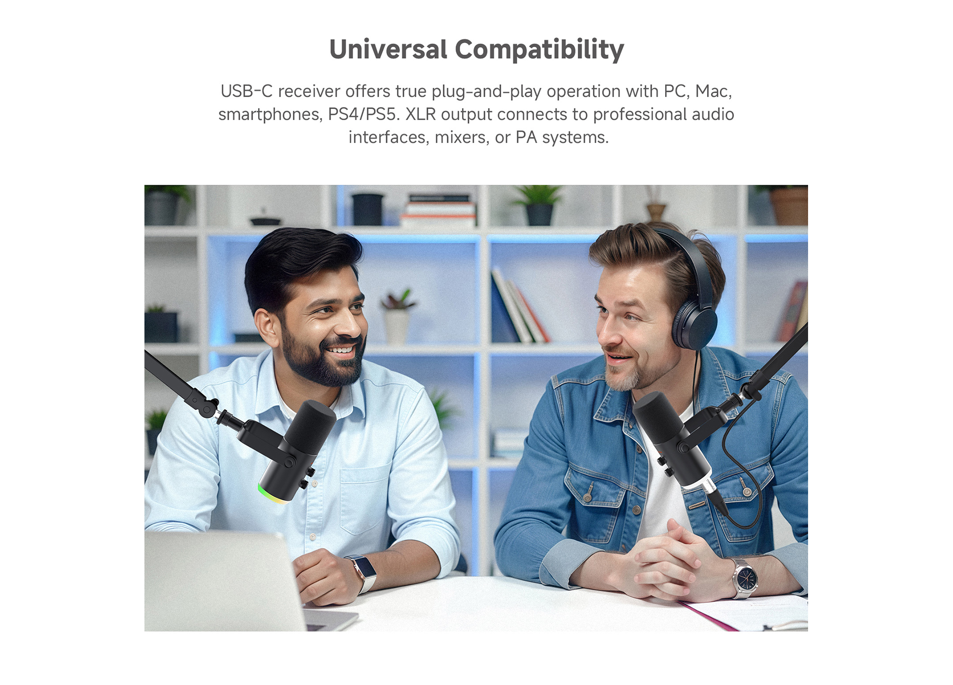 LUUCCO Melo-S2 USB XLR dynamic microphone feature image 3