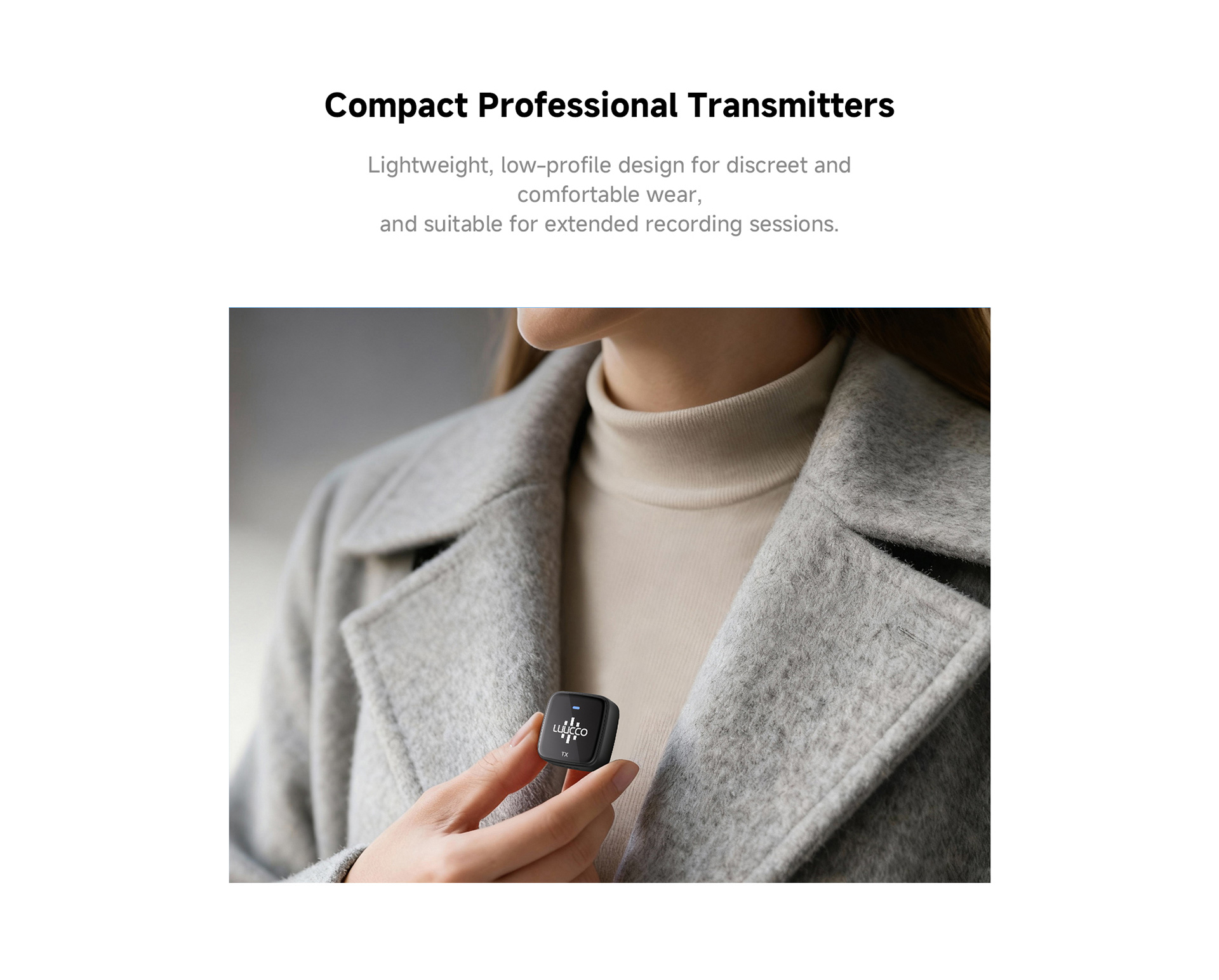 LUUCCO AirMic wireless lavalier microphone feature image 3