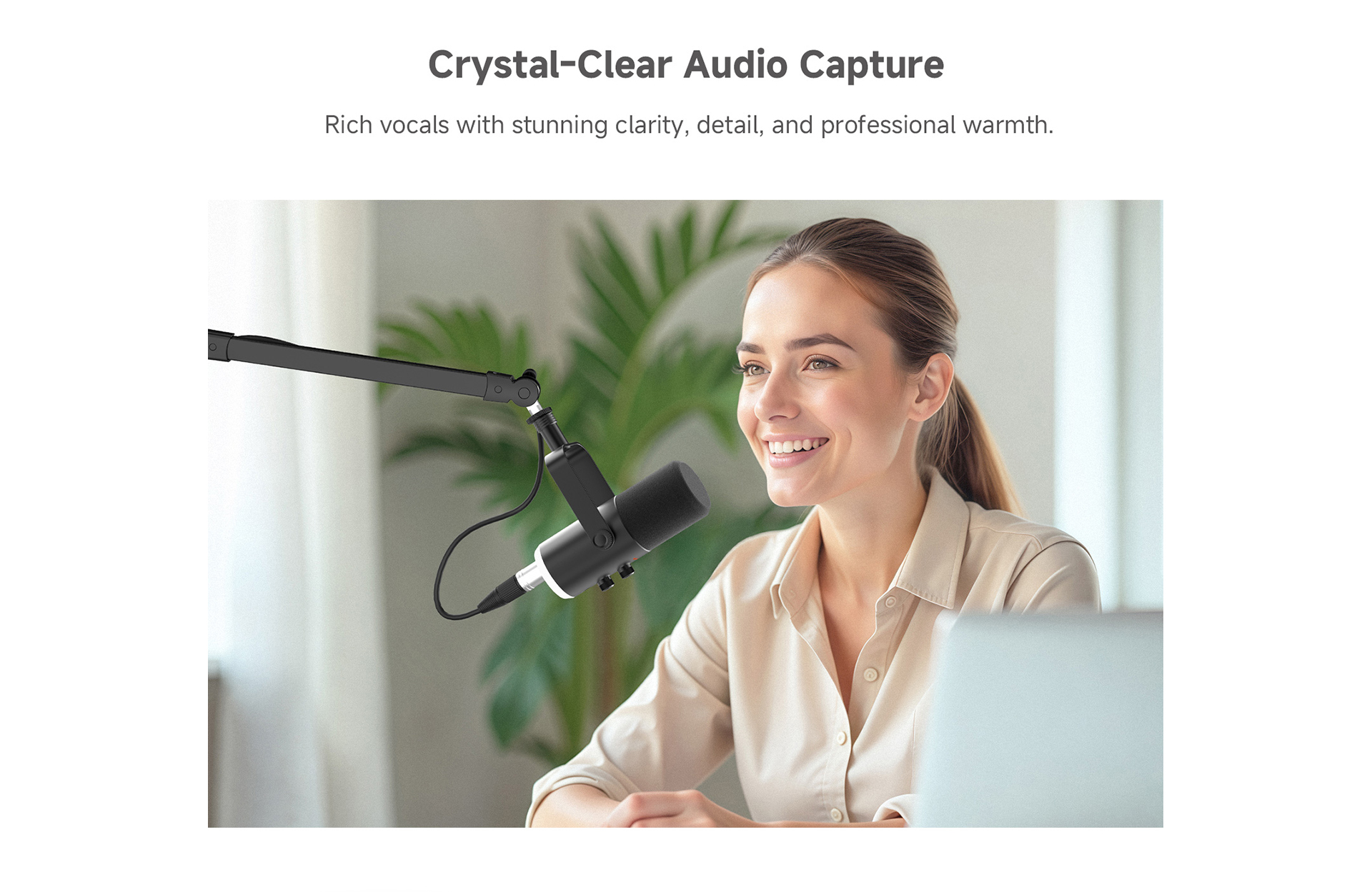 LUUCCO Melo-S2 USB XLR dynamic microphone feature image 4