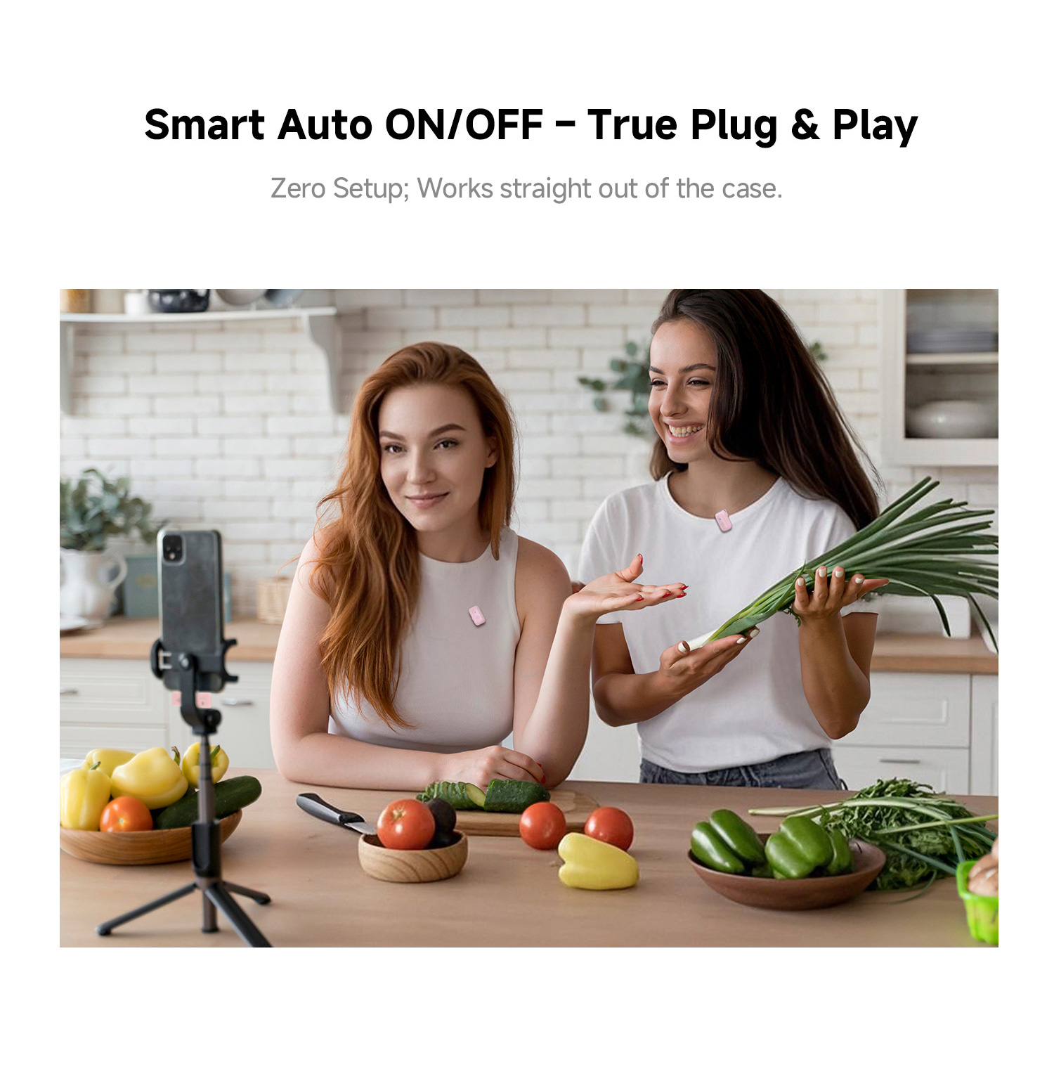 LUUCCO MiniPods wireless lavalier microphone mobile feature image 8