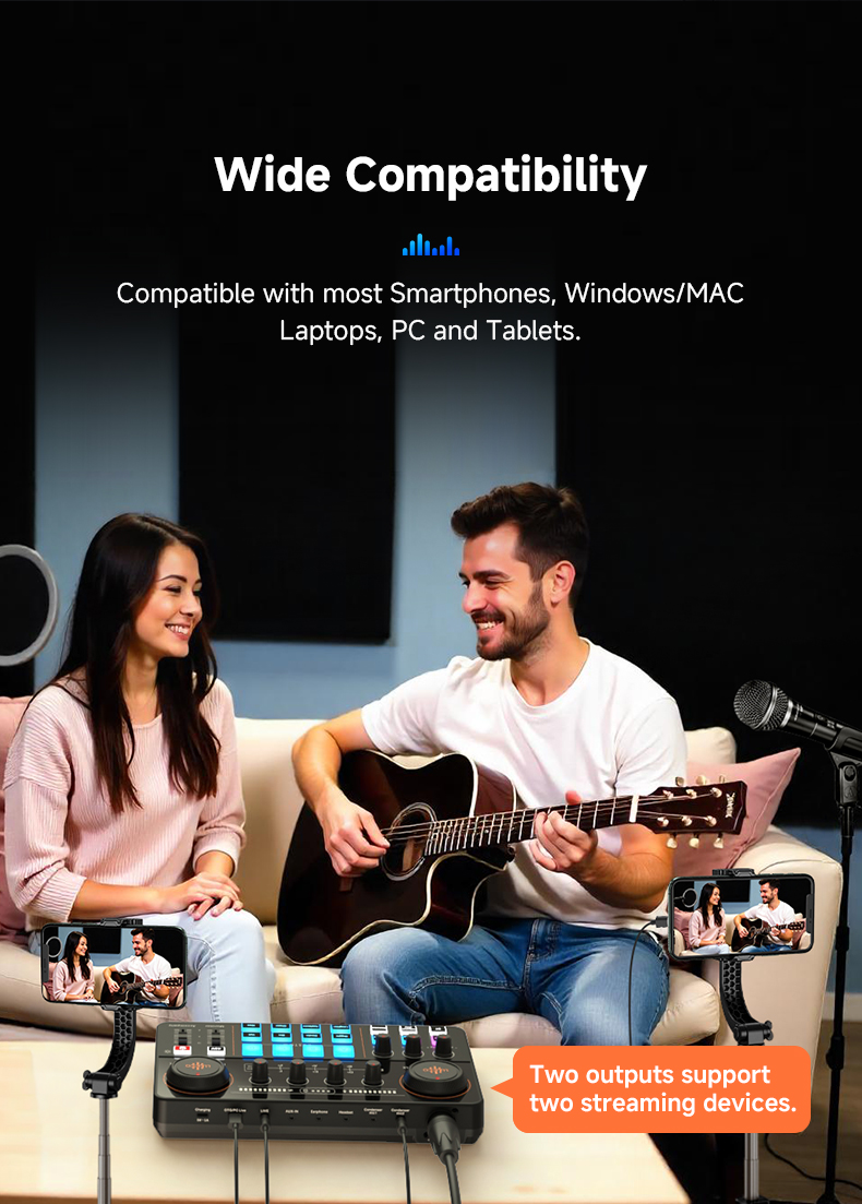 LUUCCO MI-2 audio interface and mixer mobile feature image 3