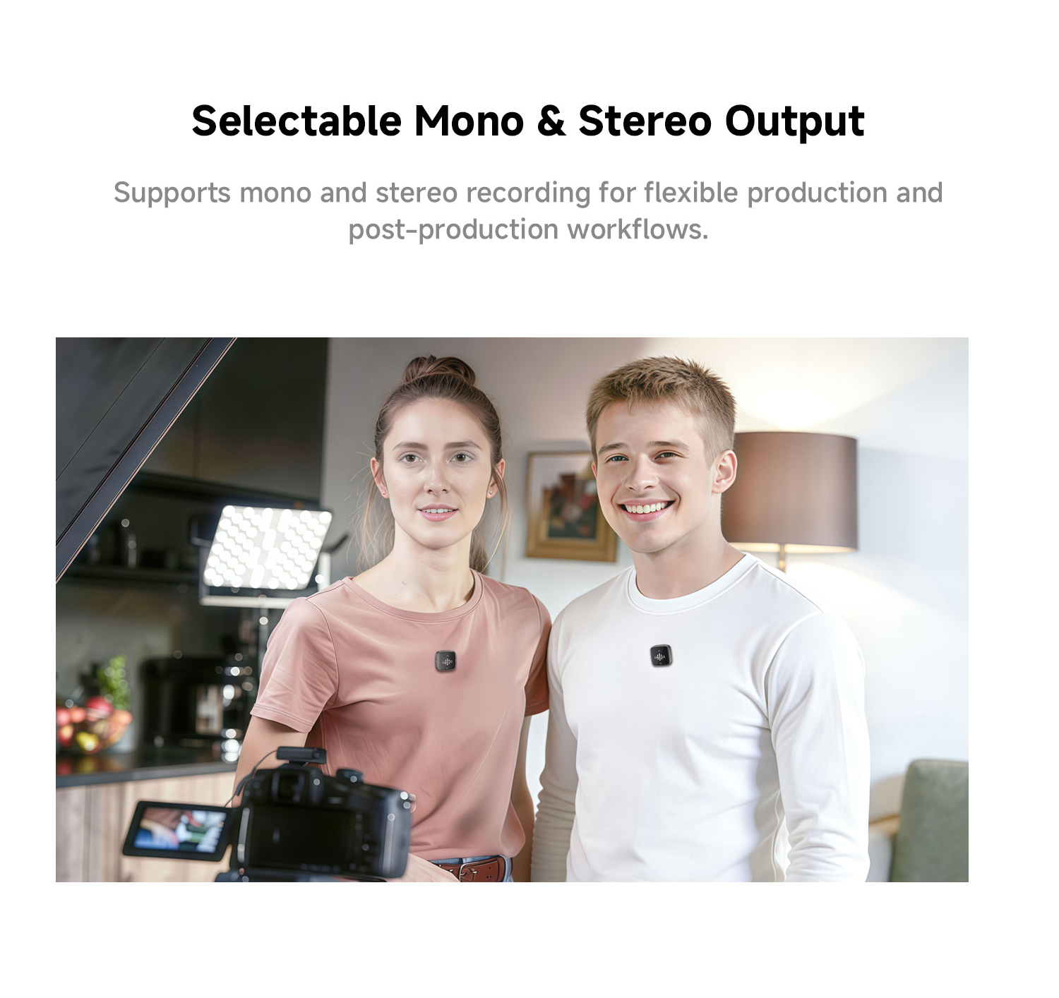 LUUCCO AirMic wireless lavalier microphone mobile feature image 9