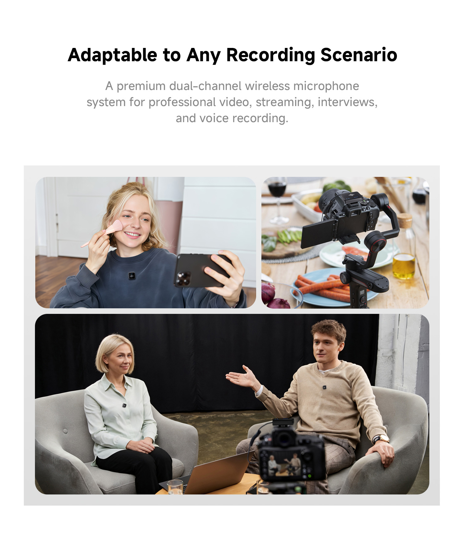 LUUCCO AirMic wireless lavalier microphone mobile feature image 5
