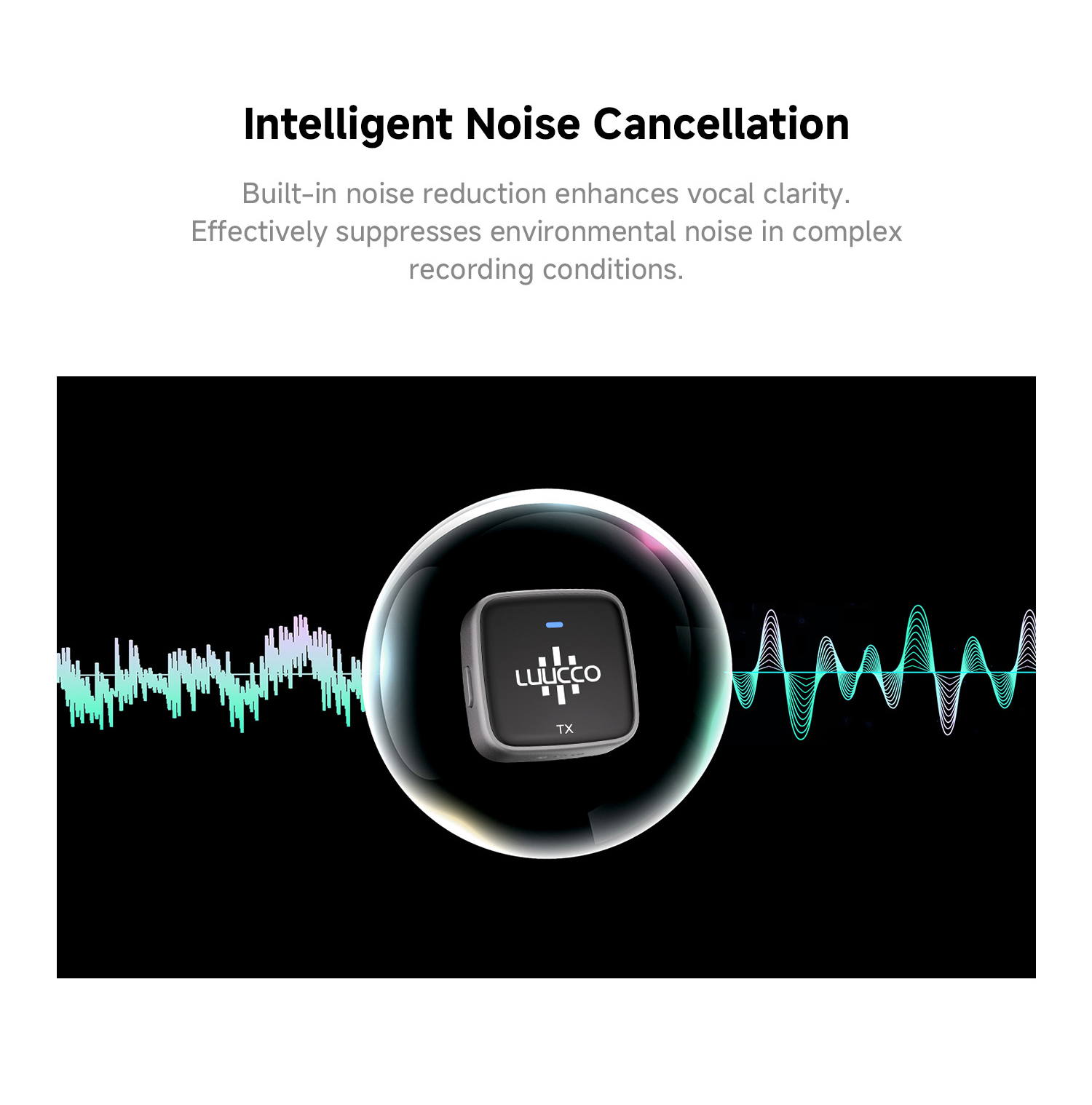 LUUCCO AirMic wireless lavalier microphone mobile feature image 8