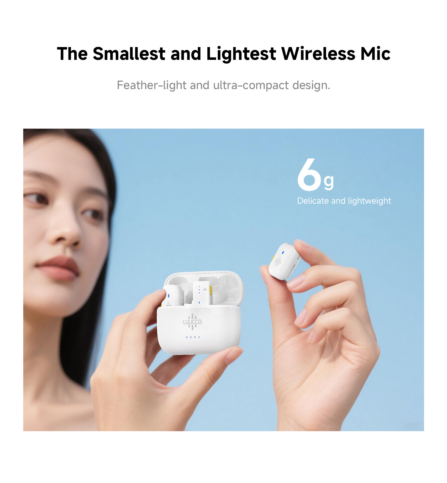 LUUCCO MiniPods wireless lavalier microphone mobile feature image 2