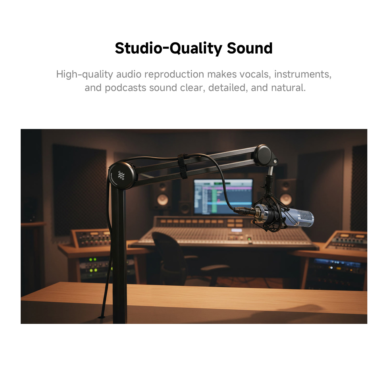 LUUCCO Melo-S1 condenser studio microphone mobile feature image 2