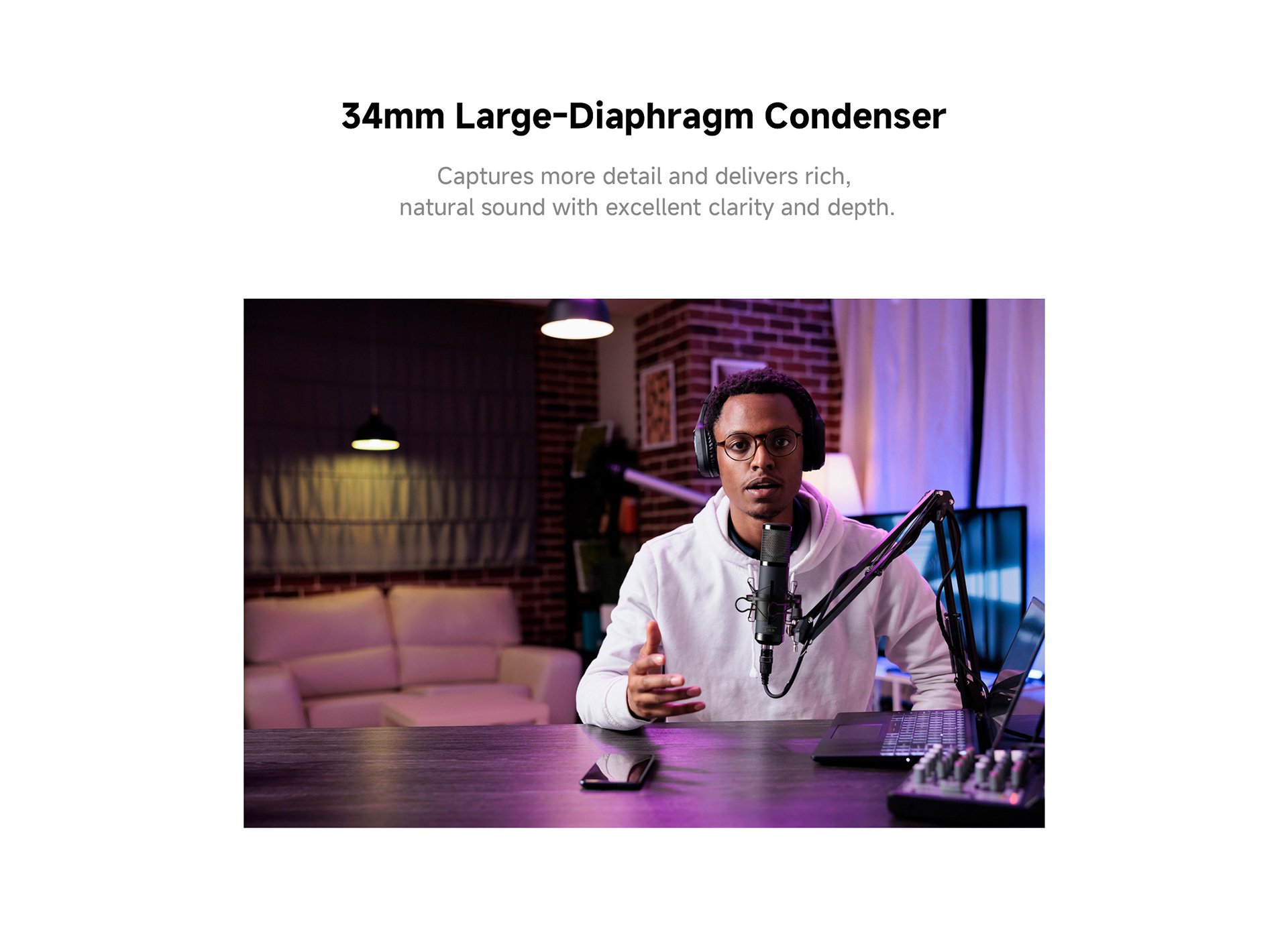 LUUCCO Melo-S1 condenser studio microphone feature image 1