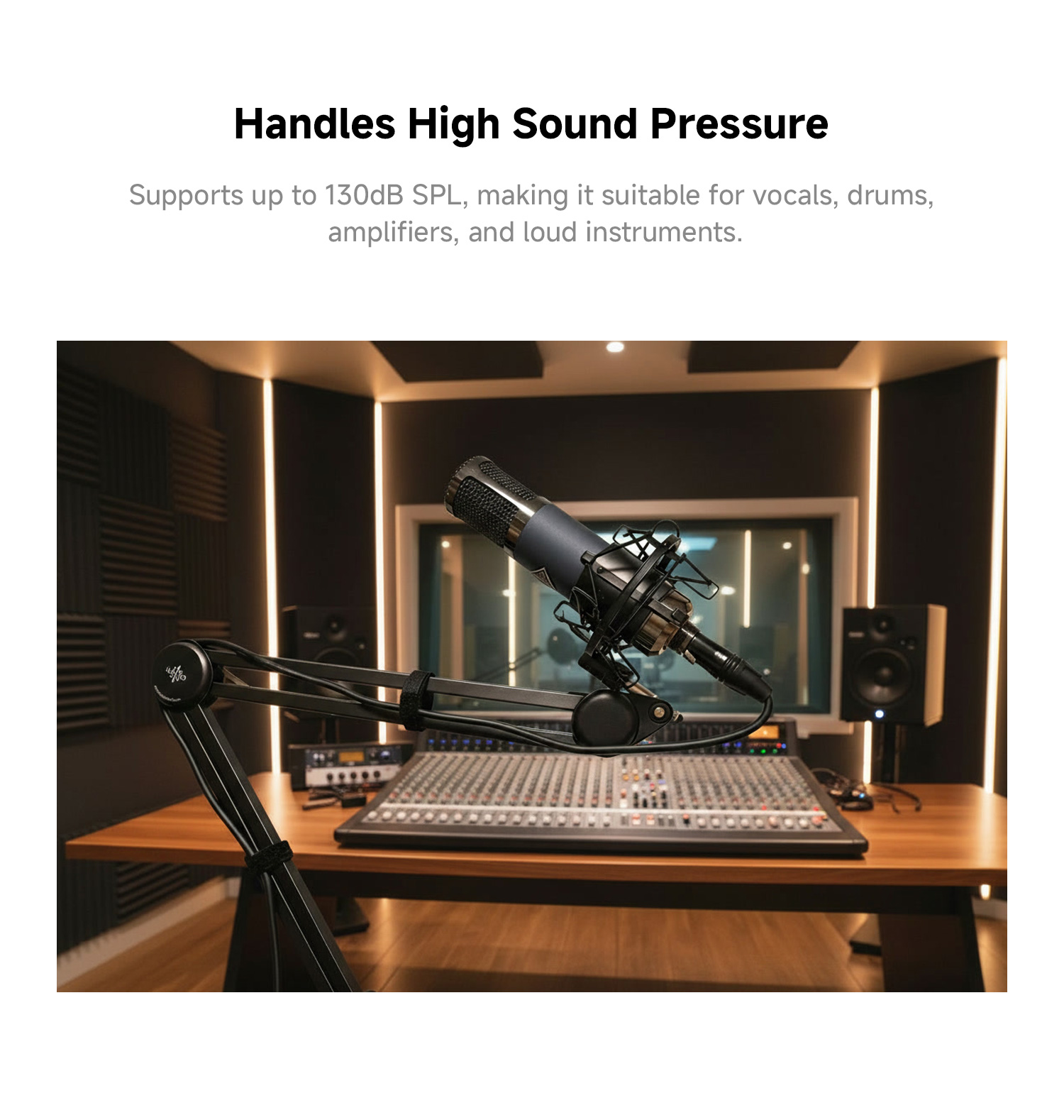 LUUCCO Melo-S1 condenser studio microphone mobile feature image 5