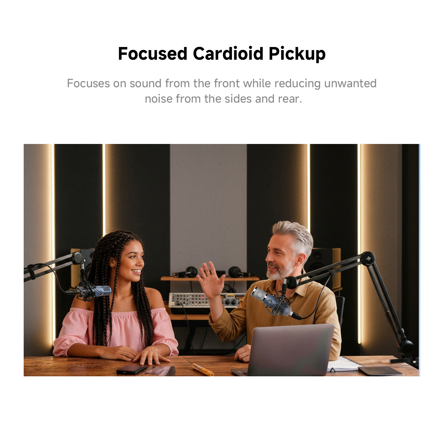 LUUCCO Melo-S1 condenser studio microphone mobile feature image 3
